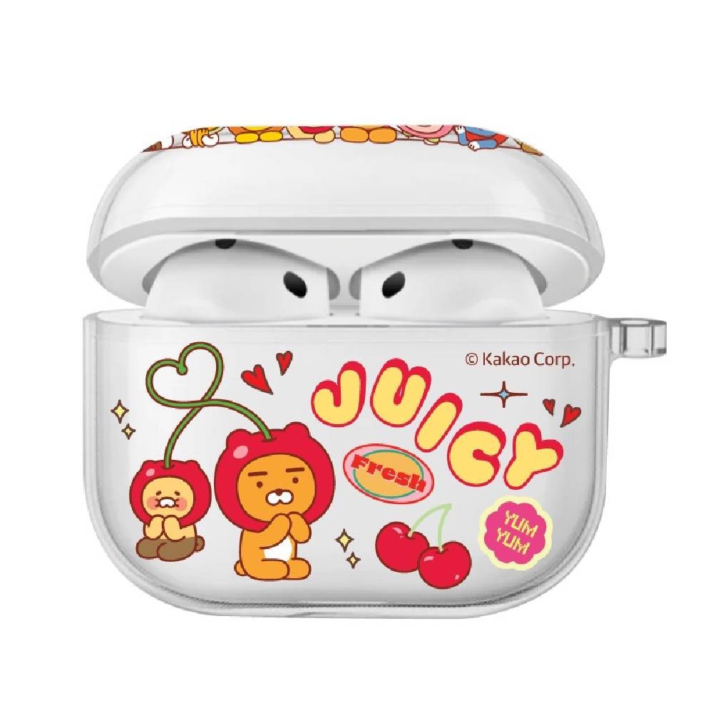 QPLUS x KAKAO Friends เคส AirPods Gen 4 Juicy Cherry