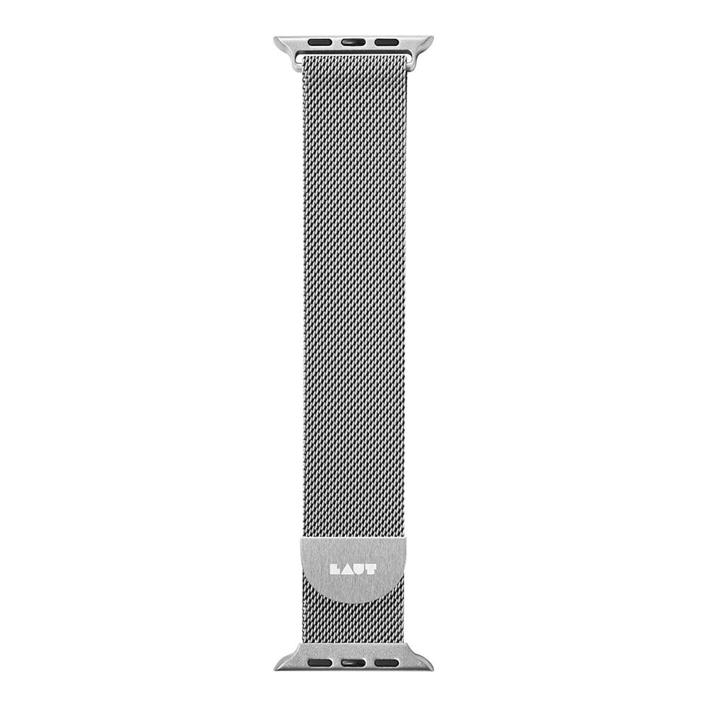 LAUT สาย Apple Series 6,7,8,9,10,11Ultra (44/45/49 mm) Steel Loop Silver