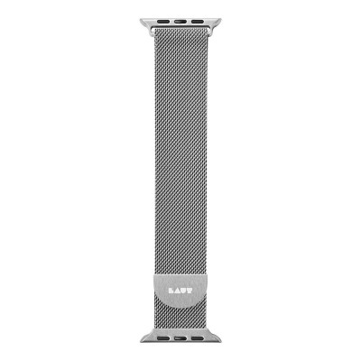 LAUT สาย Apple Series 6,7,8,9,10,11Ultra (44/45/49 mm) Steel Loop Silver