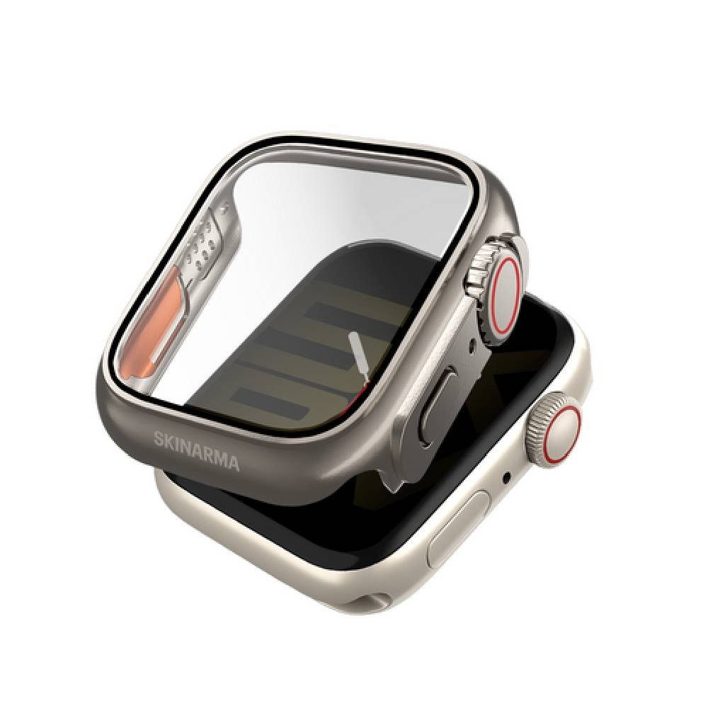 Skinarma เคส Apple Watch 42MM (Series 10,11) Gado Pro with digital crown button - Titanium