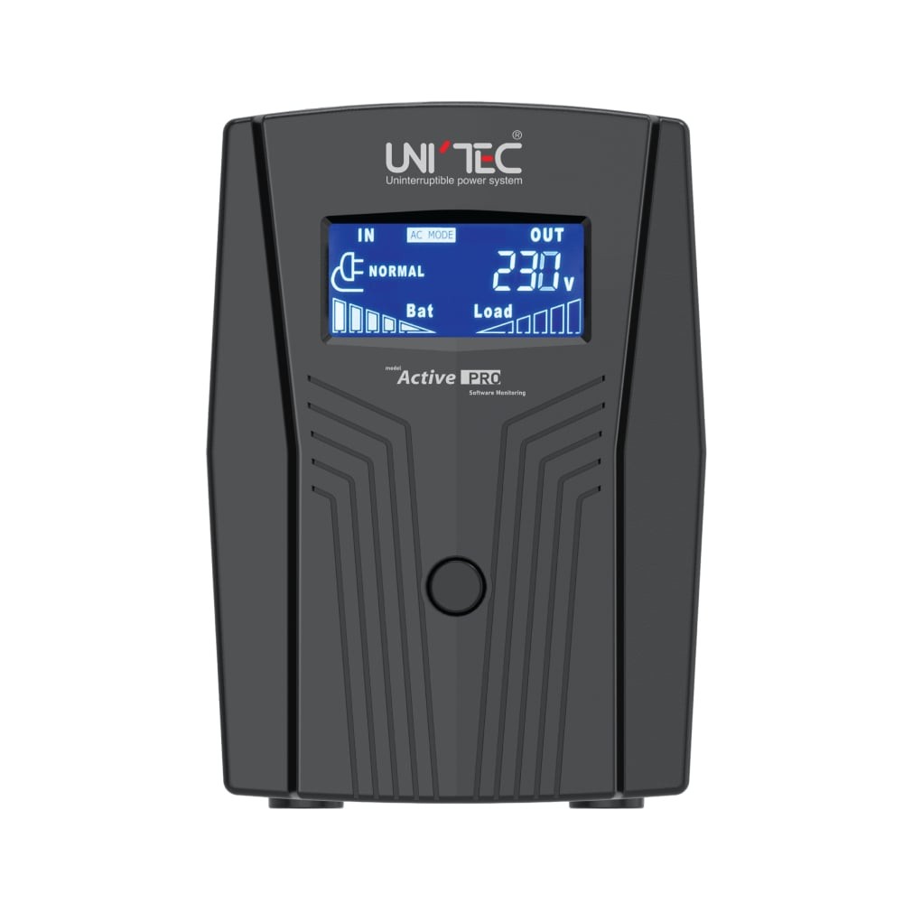 เครื่องสำรองไฟ UNITEC UPS Active Pro 1000VA/550W