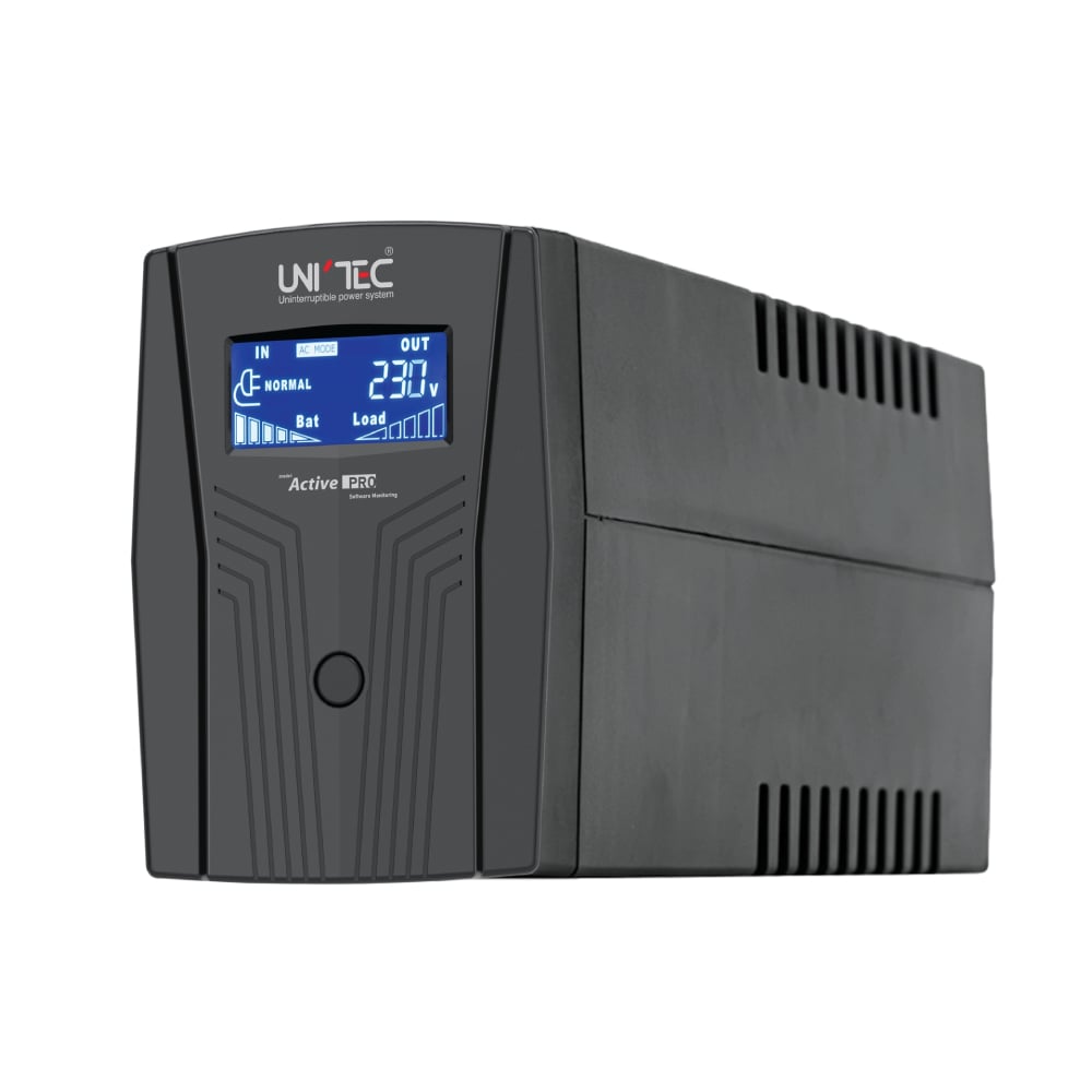 เครื่องสำรองไฟ UNITEC UPS Active Pro 1000VA/550W