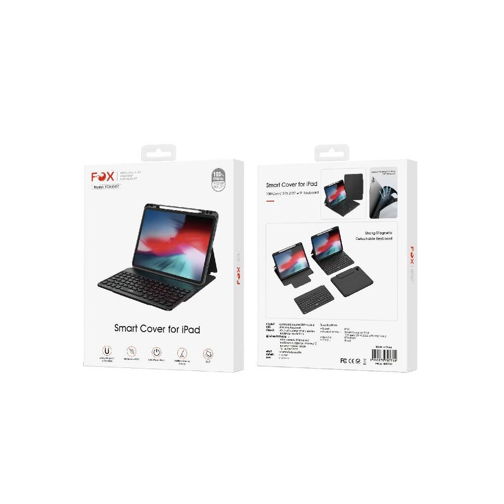 เคส Fox iPad Gen10 with Keyboard Black