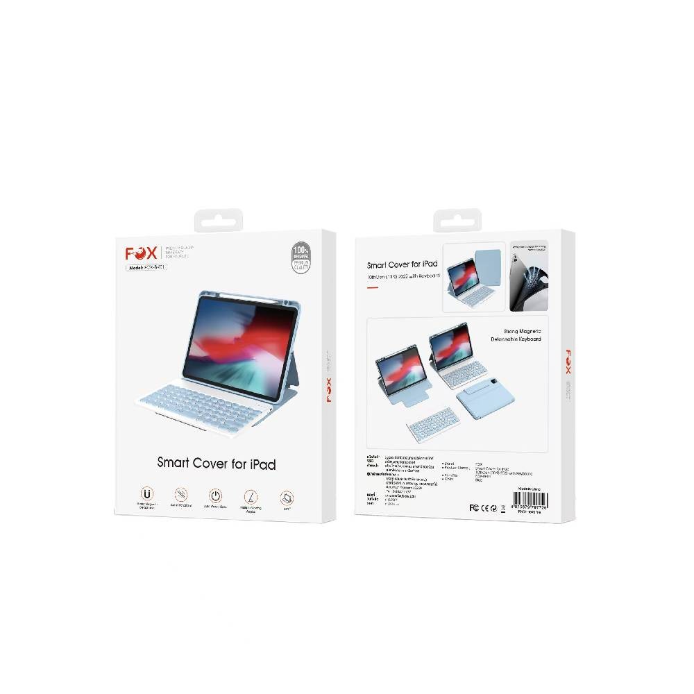 เคส Fox Casing iPad Gen 10 with Keyboard Blue
