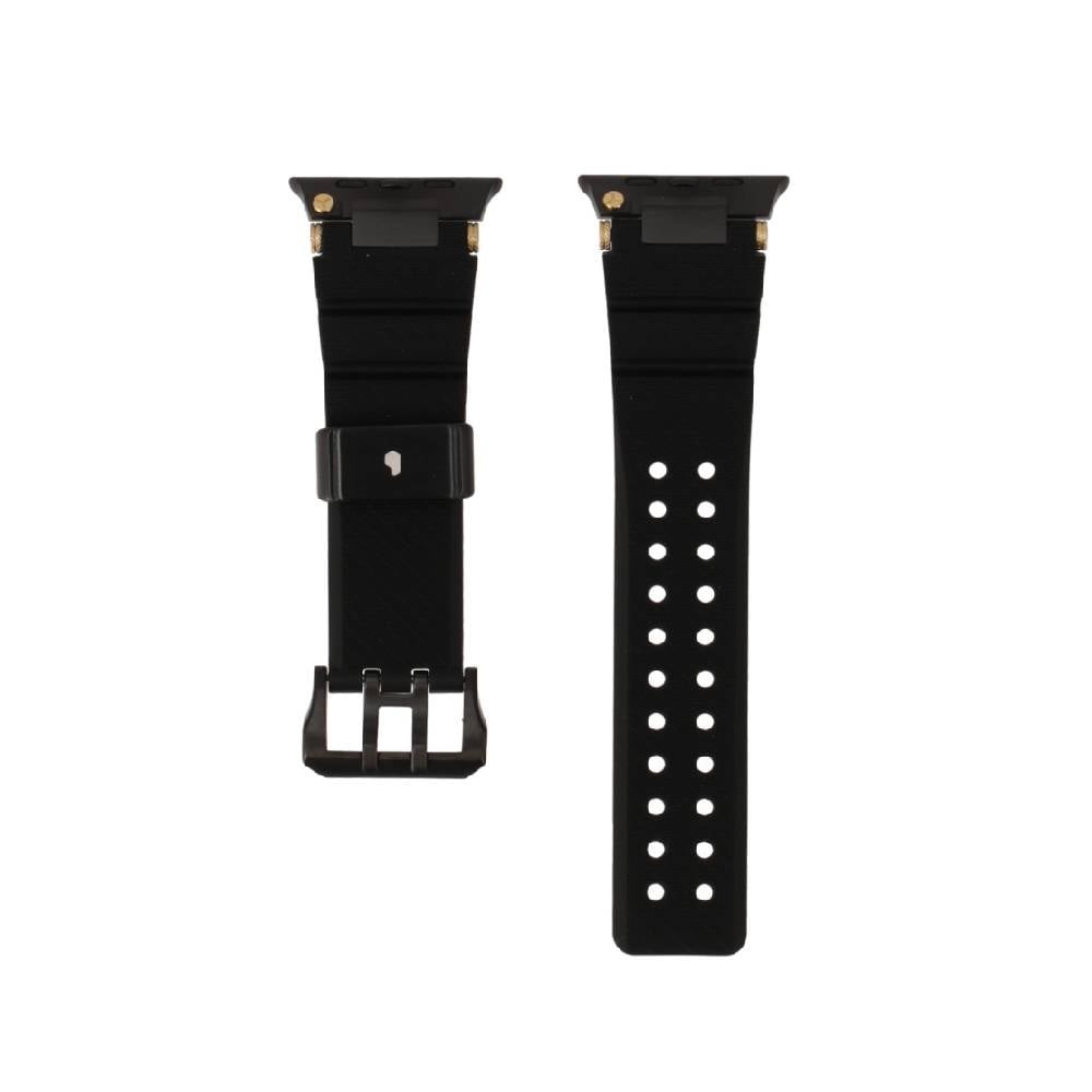 Blue Box สาย Apple Watch Strap Series SE/S4/S5/S6/S7/S8/S9/S10/S11/Ultra (42(S10 not compatible)/44/45/46/49MM) VENTURE Series Shadow Black
