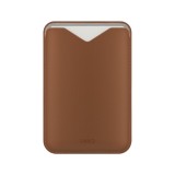 ซองใส่บัตร Uniq Lyden Evo Magnetic Stand Card Holder Caramel