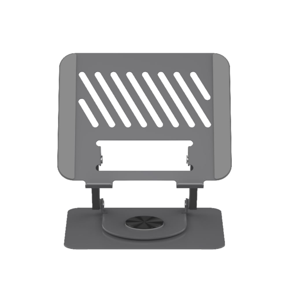 แท่นวางแมคบุ๊ค QPLUS  Carbon Rotation Laptop Stand 360 QP-ST07 Gray
