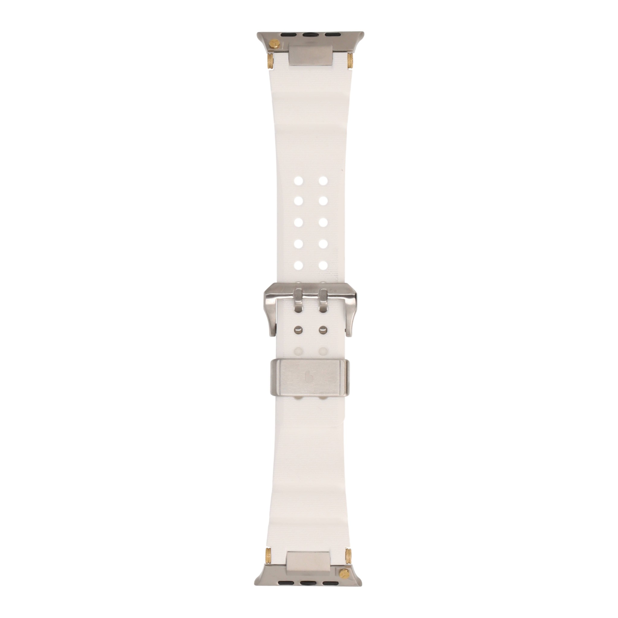 Blue Box สาย Apple Watch Strap Series SE/S4/S5/S6/S7/S8/S9/S10/S11/Ultra (42(S10 not compatible)/44/45/46/49MM) VENTURE Arctic White