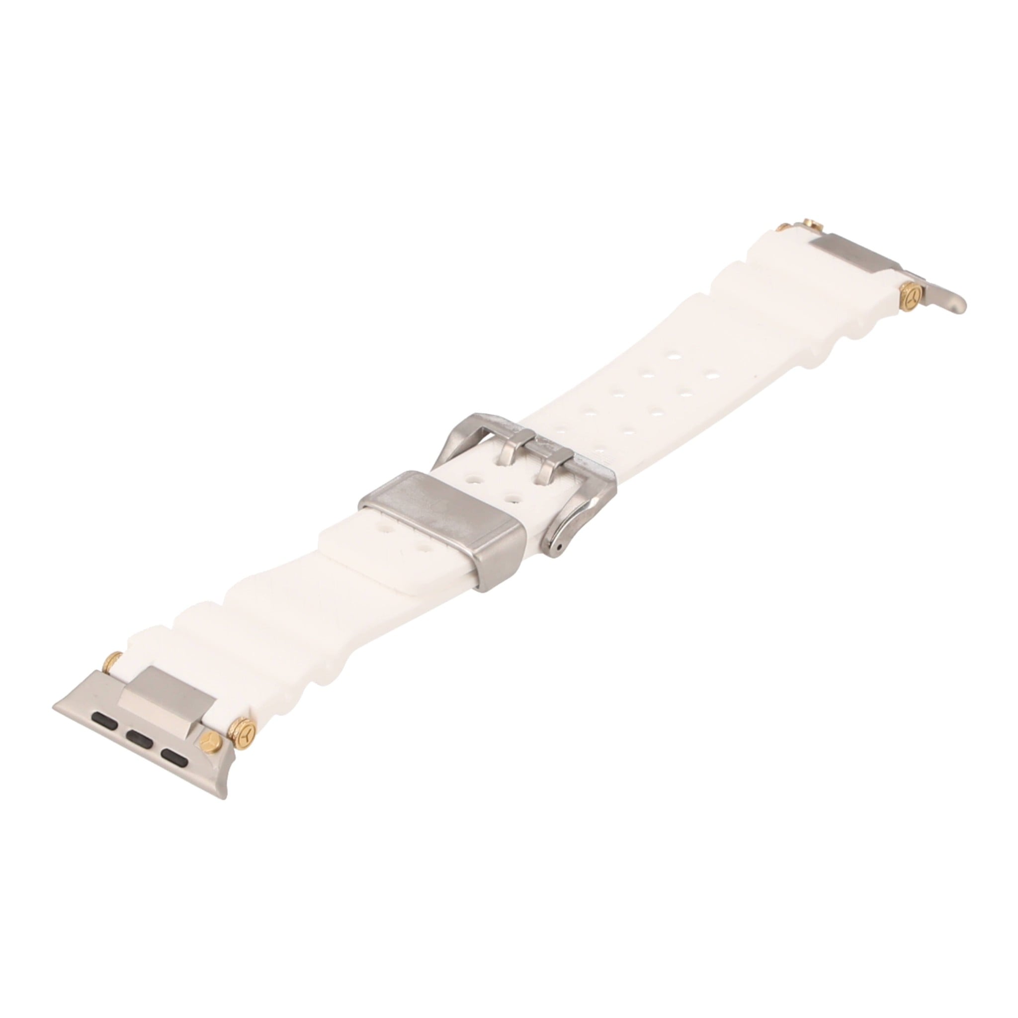 Blue Box สาย Apple Watch Strap Series SE/S4/S5/S6/S7/S8/S9/S10/S11/Ultra (42(S10 not compatible)/44/45/46/49MM) VENTURE Arctic White