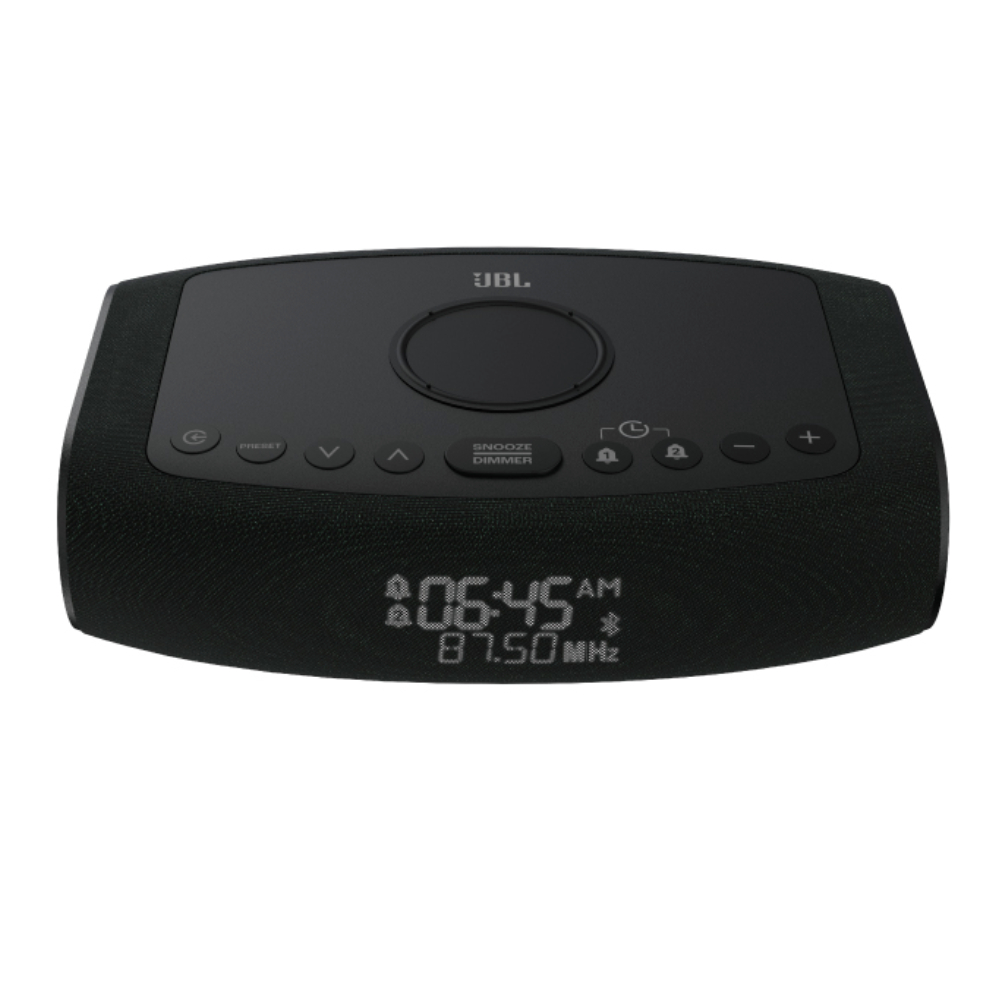 ลำโพงบลูทูธ JBL Rise Clock Radio with FM Radio Black