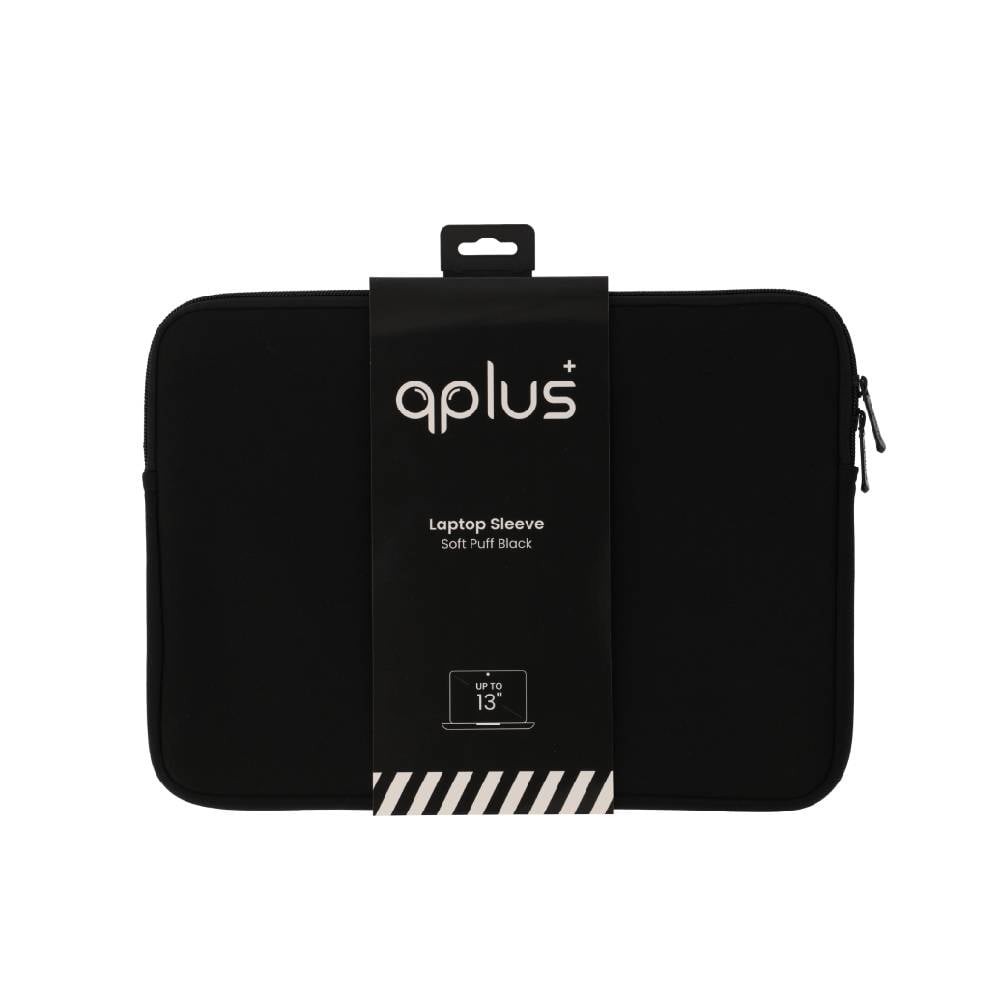 ซองใส่แมคบุ๊ค QPLUS Laptop 13 inch SoftPuff Black