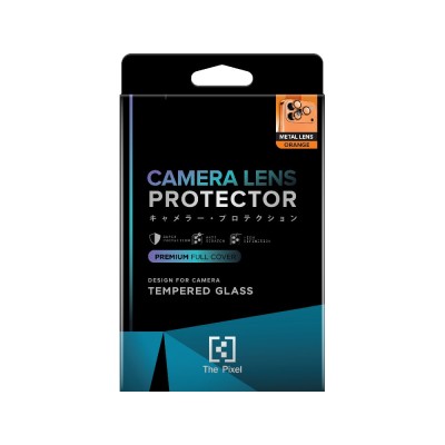 ฟิล์มกันเลนส์ The Pixel 3D Metal LN Matte iPhone 17 Pro/17 Pro Max Orange