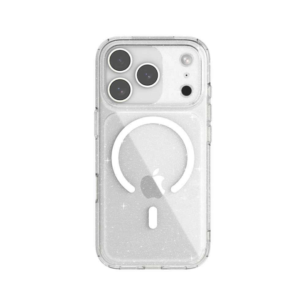เคส JTLEGEND iPhone 17 Pro Max Glitter Hybrid Cushion Mag Crystal Clear