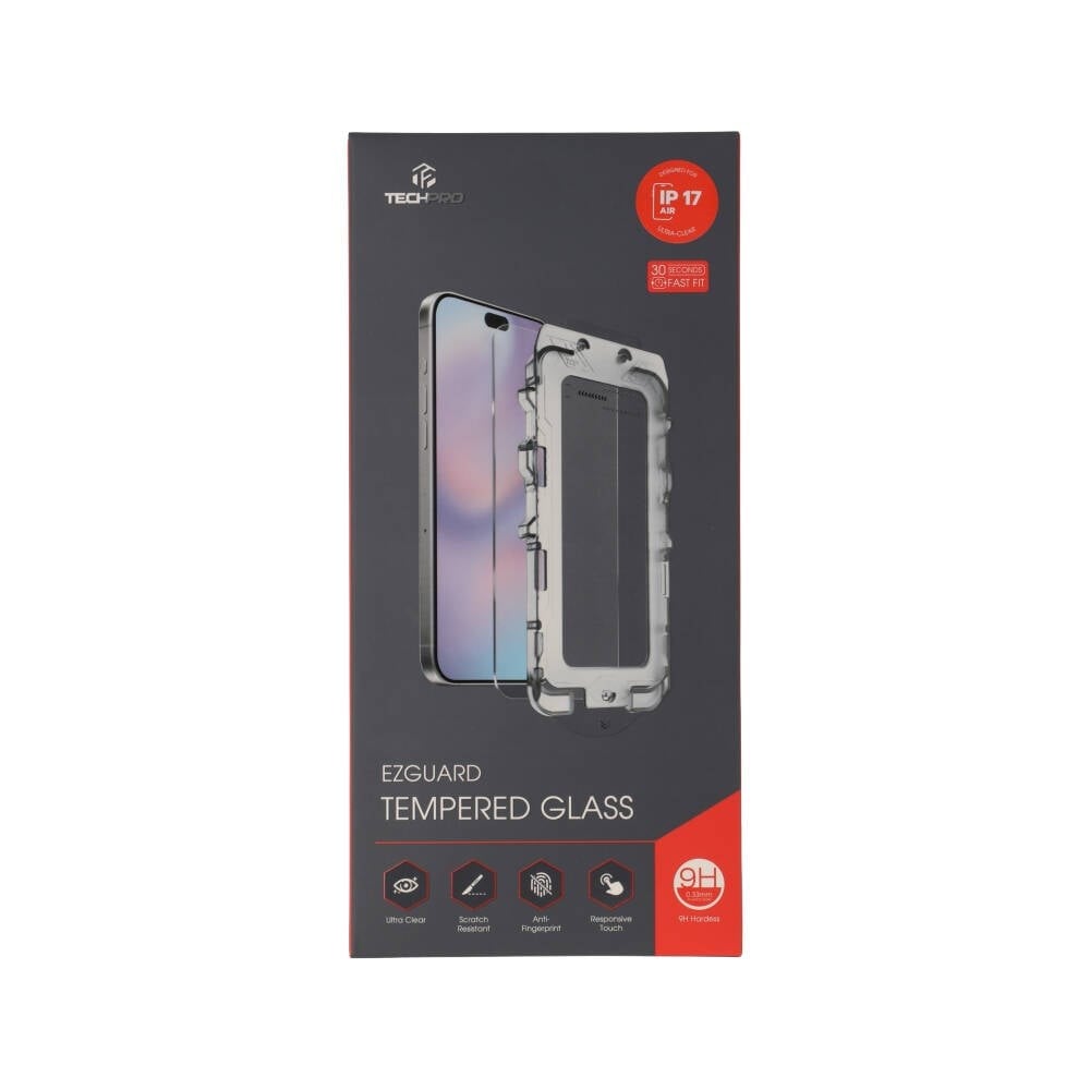 ฟิล์มกันรอย TECHPRO EZGuard Tempered Glass Kit HD iPhone Air
