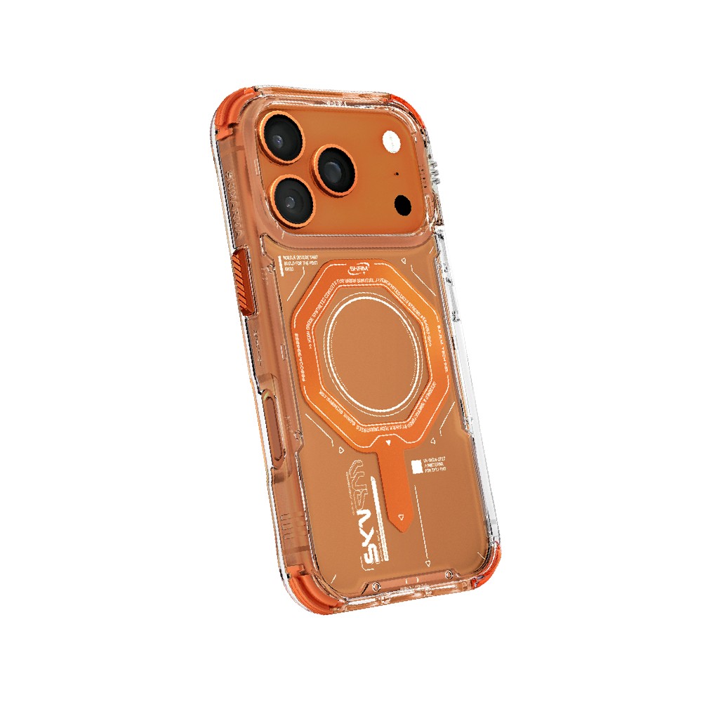 เคส Skinarma iPhone 17 Pro Magma Magsafe Orange
