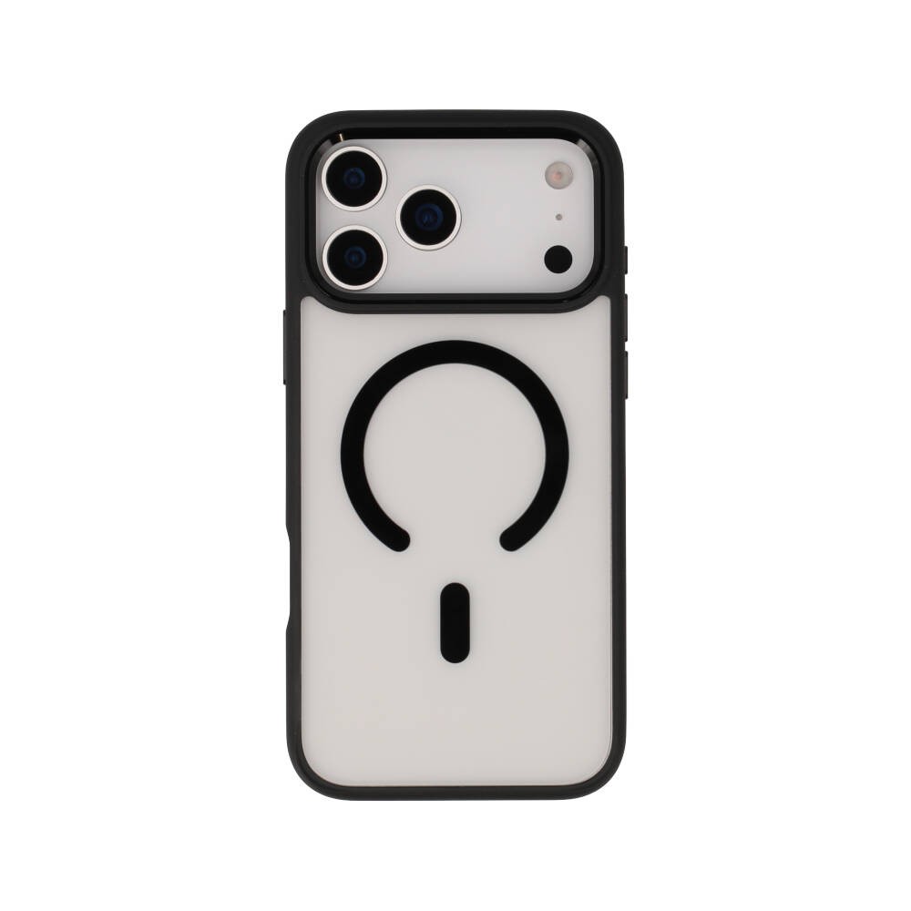 เคส TECHPRO iPhone 17 Pro Black Frame with magnetic