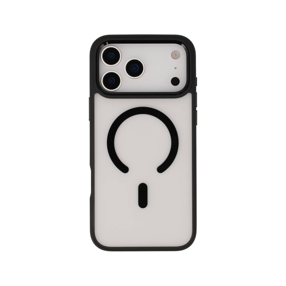 เคส TECHPRO iPhone 17 Pro Black Frame with magnetic