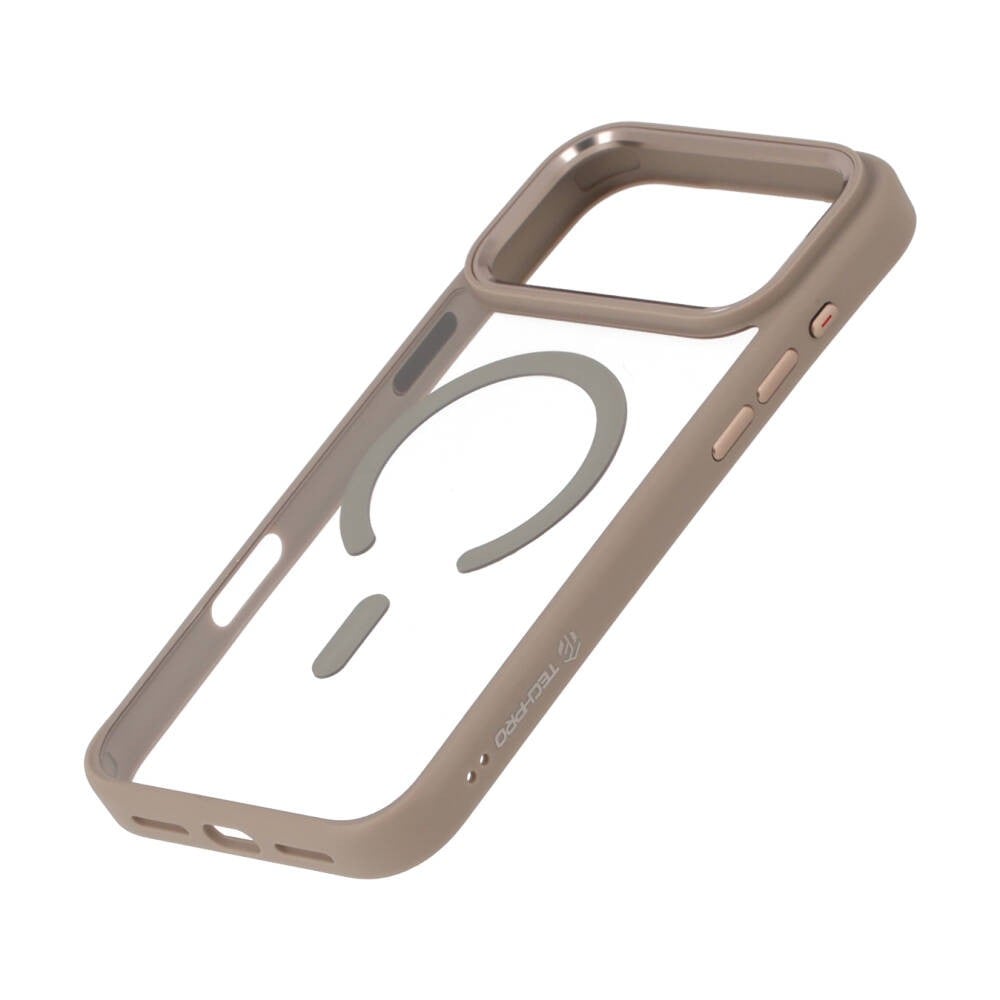เคส TECHPRO iPhone 17 Pro Titanium Frame with magnetic