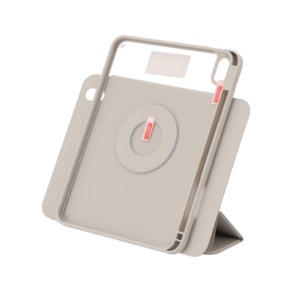 เคส TECHPRO iPad Gen 10/11th Tri-fold Model SpinMate 360 Light Grey