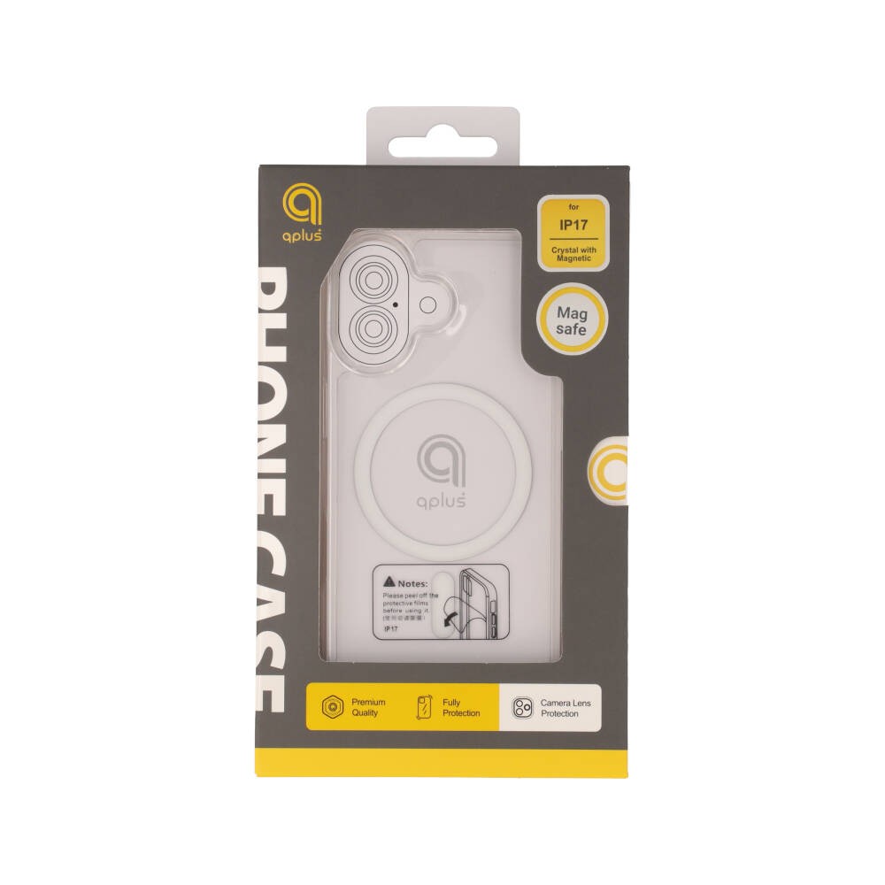 เคส QPLUS iPhone 17 Crystal Clear with Magnetic