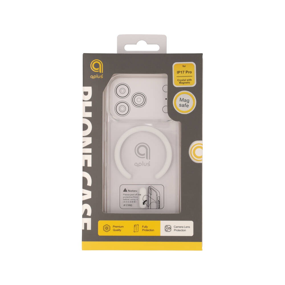 เคส QPLUS iPhone 17 Pro Crystal Clear with Magnetic