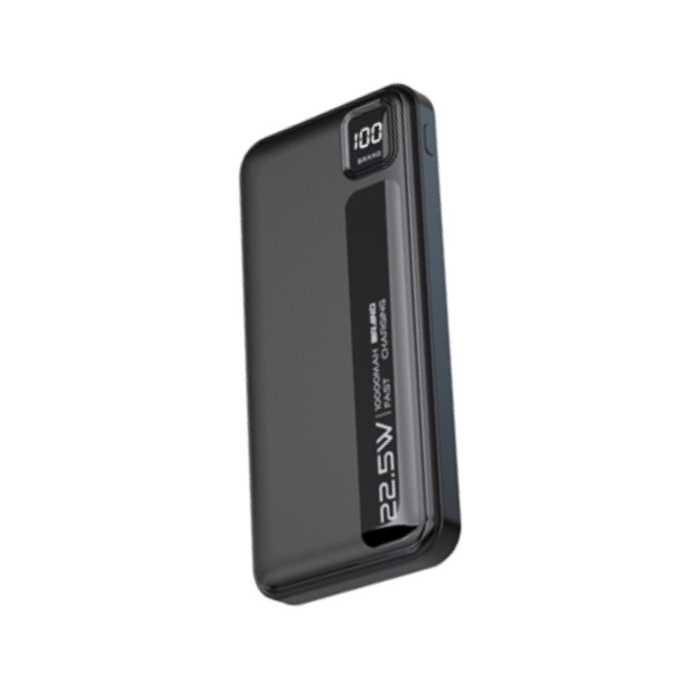พาวเวอร์แบงค์ TECHPRO 10000 mAh 2 x USB-A/1 x Type-C Black (E1007)
