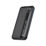 พาวเวอร์แบงค์ TECHPRO 10000 mAh 2 x USB-A/1 x Type-C Black (E1007)