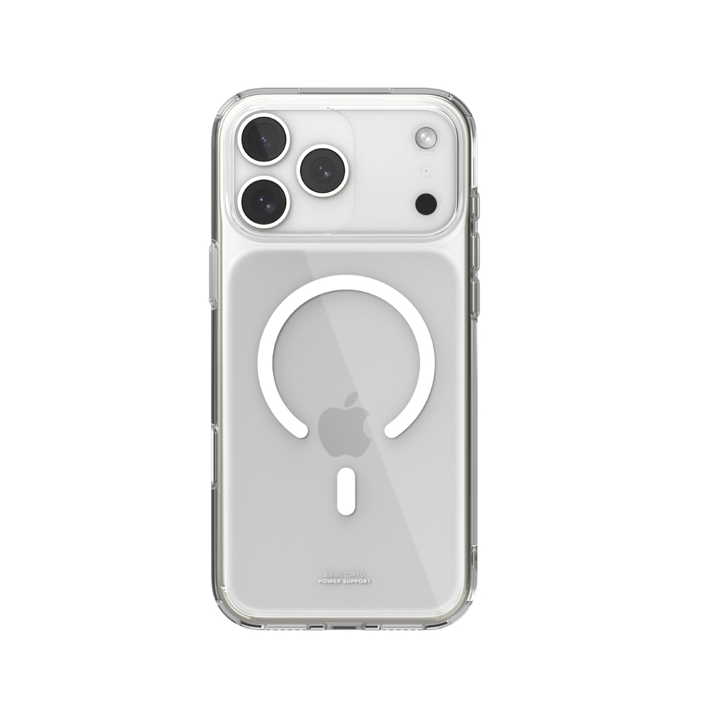 เคส Power Support iPhone 17 Pro Max Air Jacket Mag Hybrid with Camera Button Crystal Clear