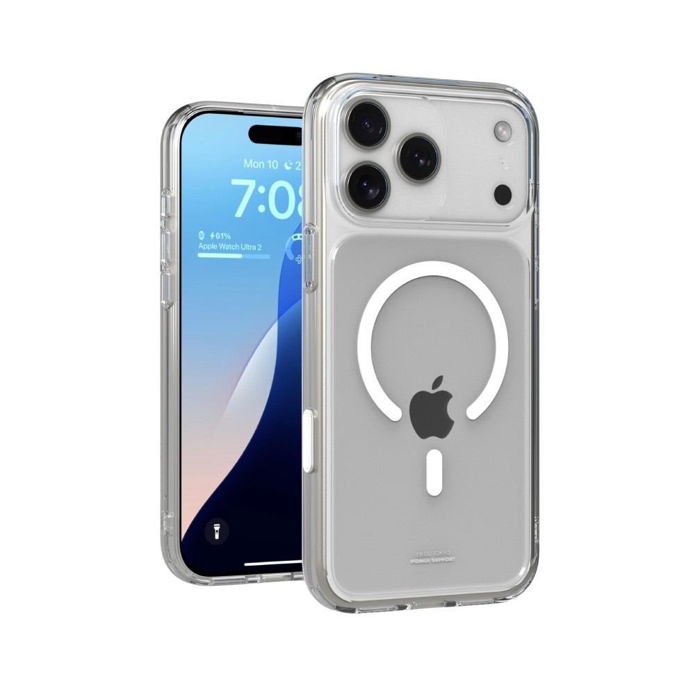 เคส Power Support iPhone 17 Pro Max Air Jacket Mag Hybrid with Camera Button Crystal Clear