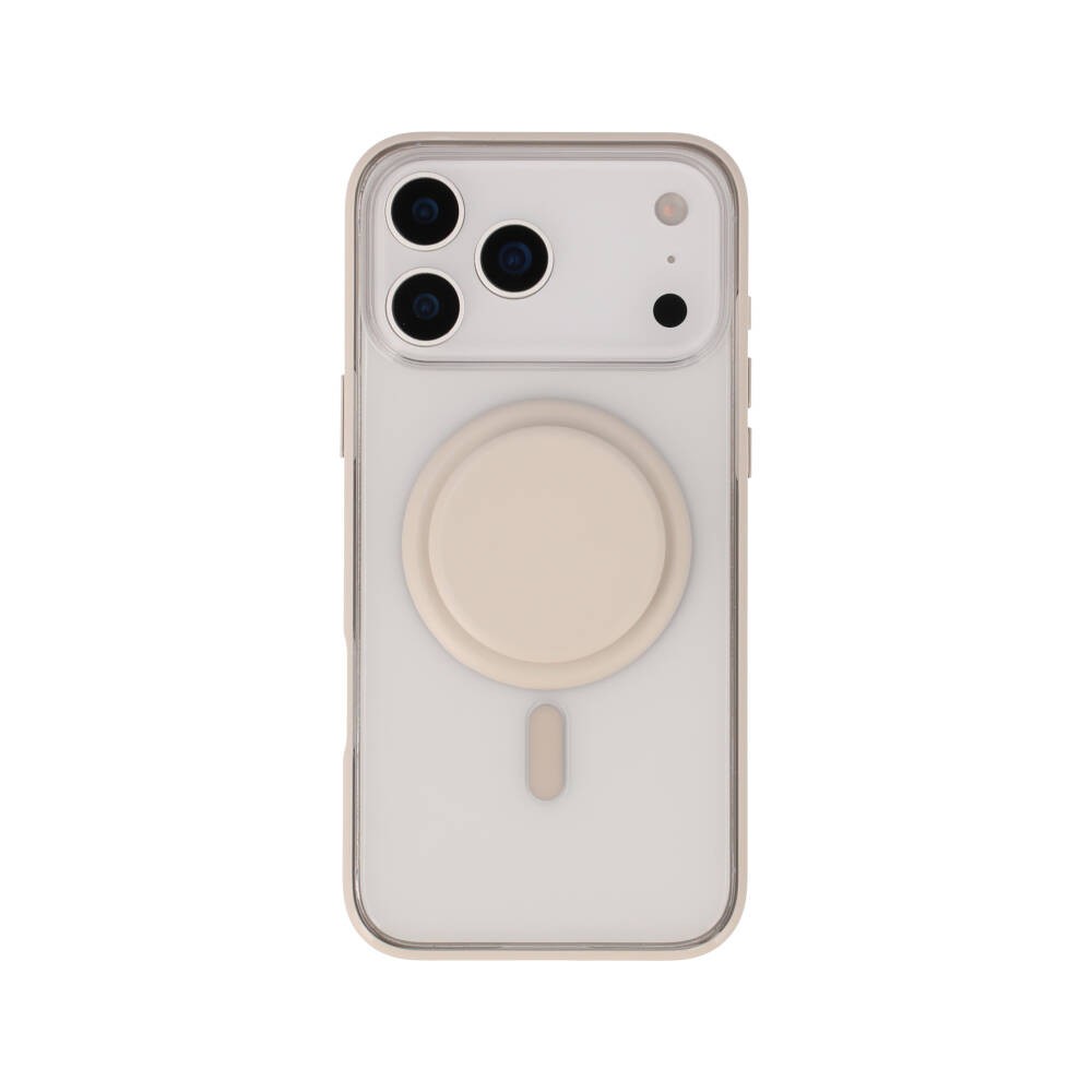 เคส Blue Box iPhone 17 Pro Max Beige Edge with magnetic Griptok