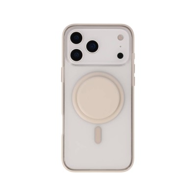 เคส Blue Box iPhone 17 Pro Max Beige Edge with magnetic Griptok