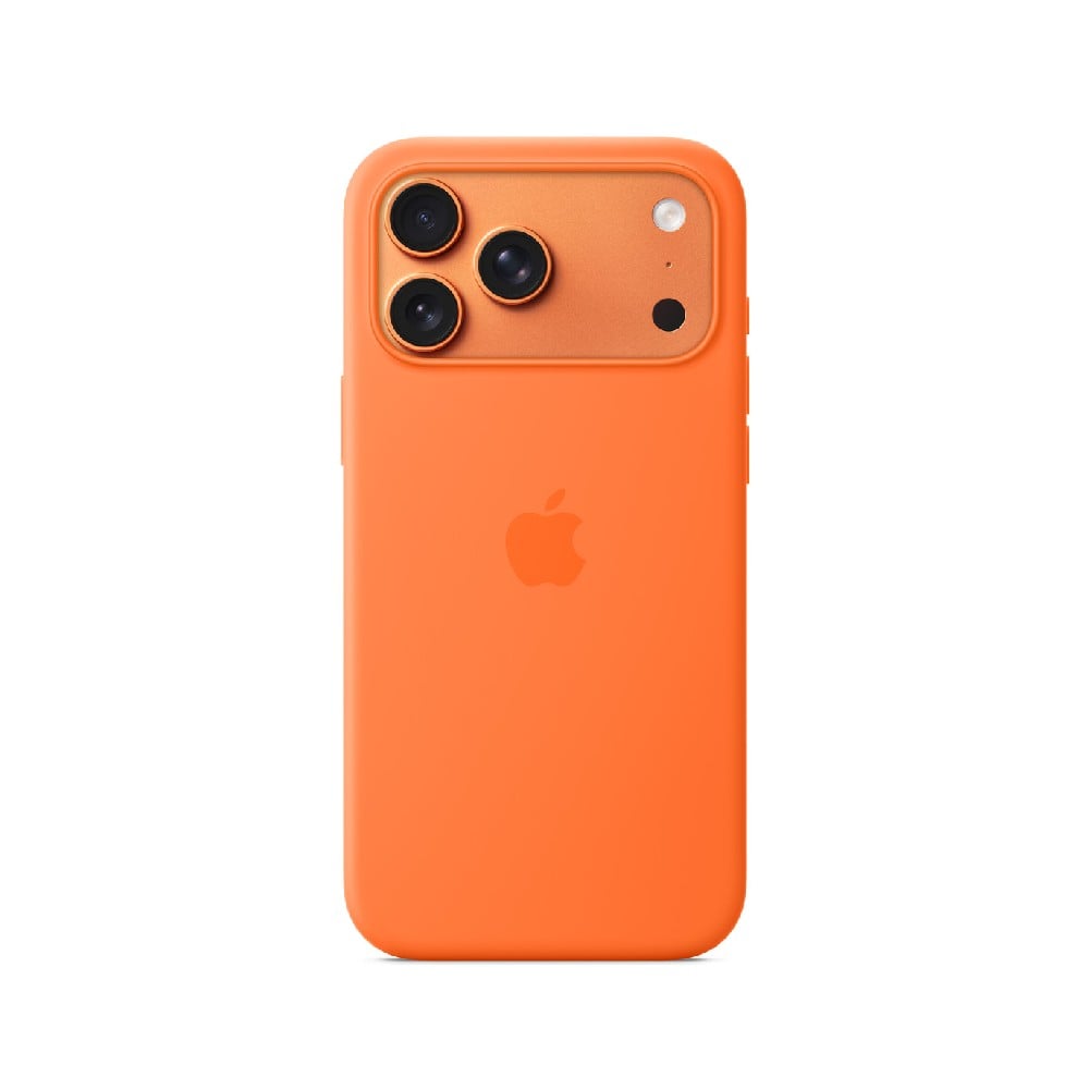 iPhone 17 Pro Max Silicone Case with MagSafe - Orange