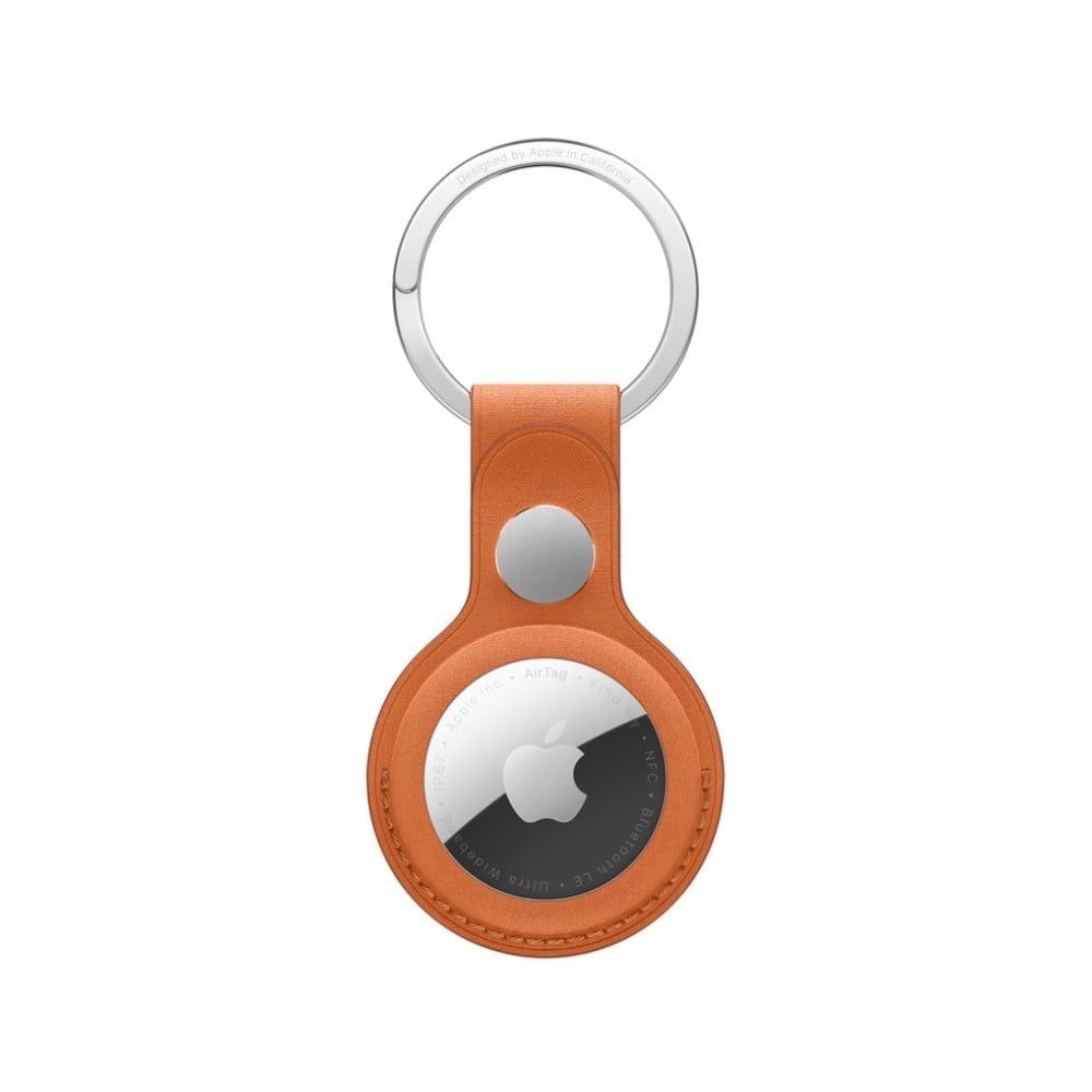 AirTag FineWoven Key Ring - Fox Orange