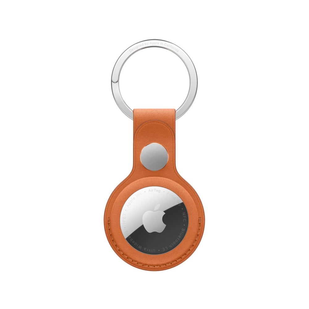 AirTag FineWoven Key Ring - Fox Orange