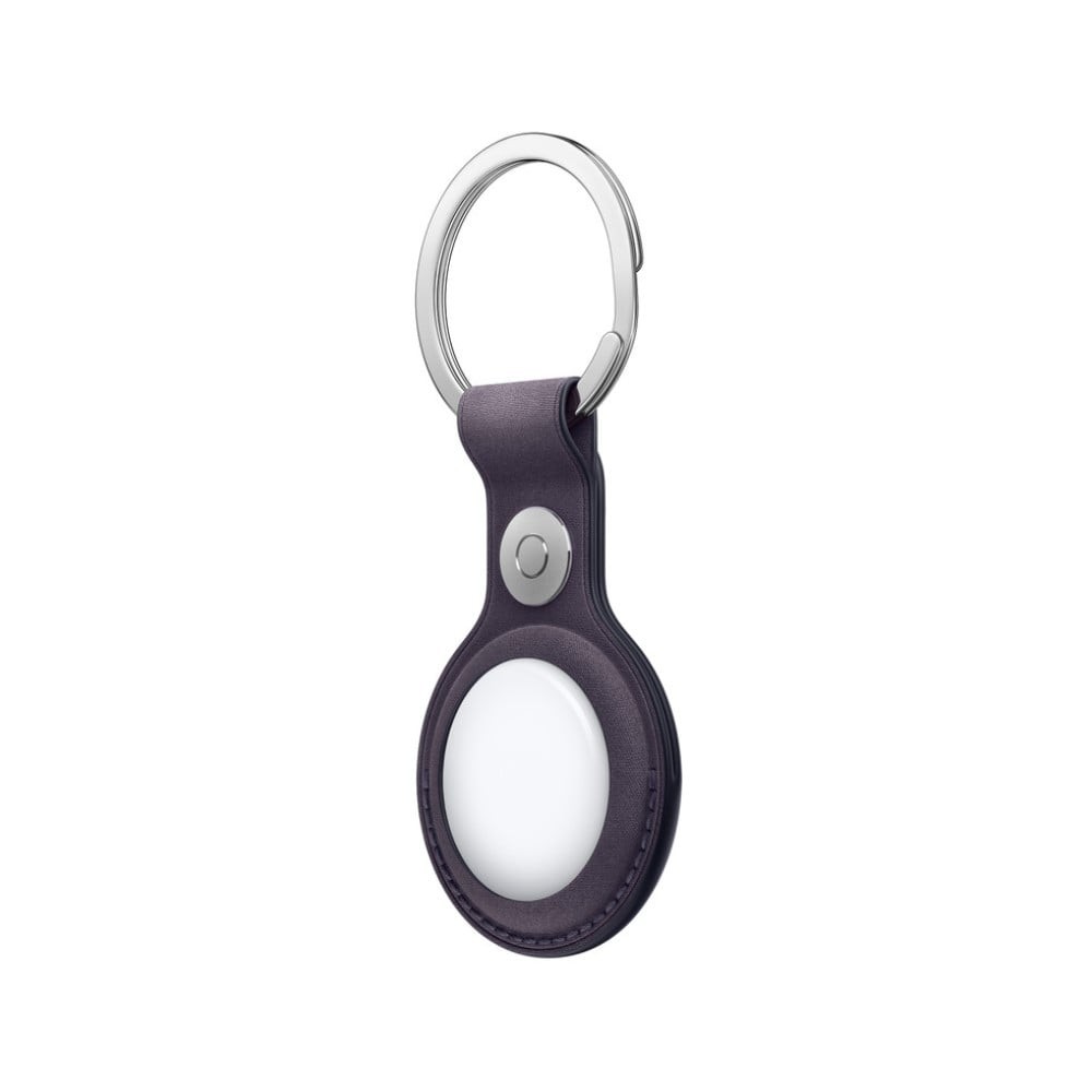 AirTag FineWoven Key Ring - Midnight Purple