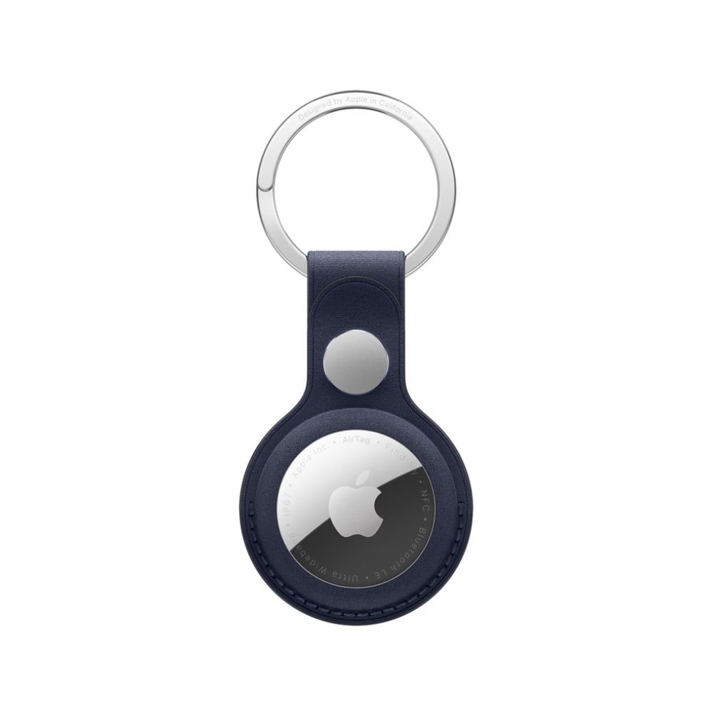 AirTag FineWoven Key Ring - Navy