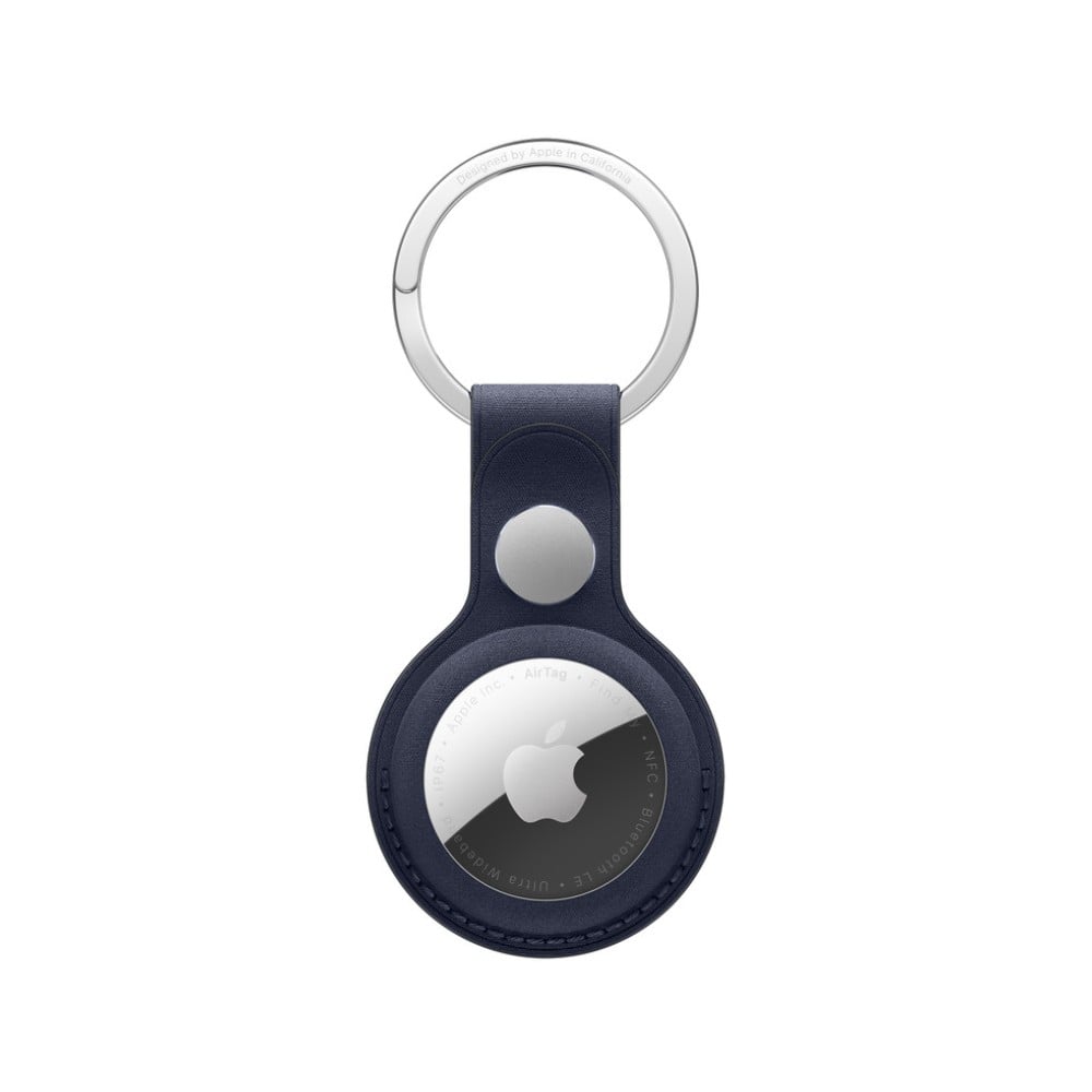 AirTag FineWoven Key Ring - Navy