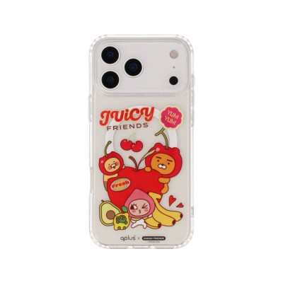 QPLUS x KAKAO Friends เคส iPhone 17 Pro Max Juicy Friends Yum Yum