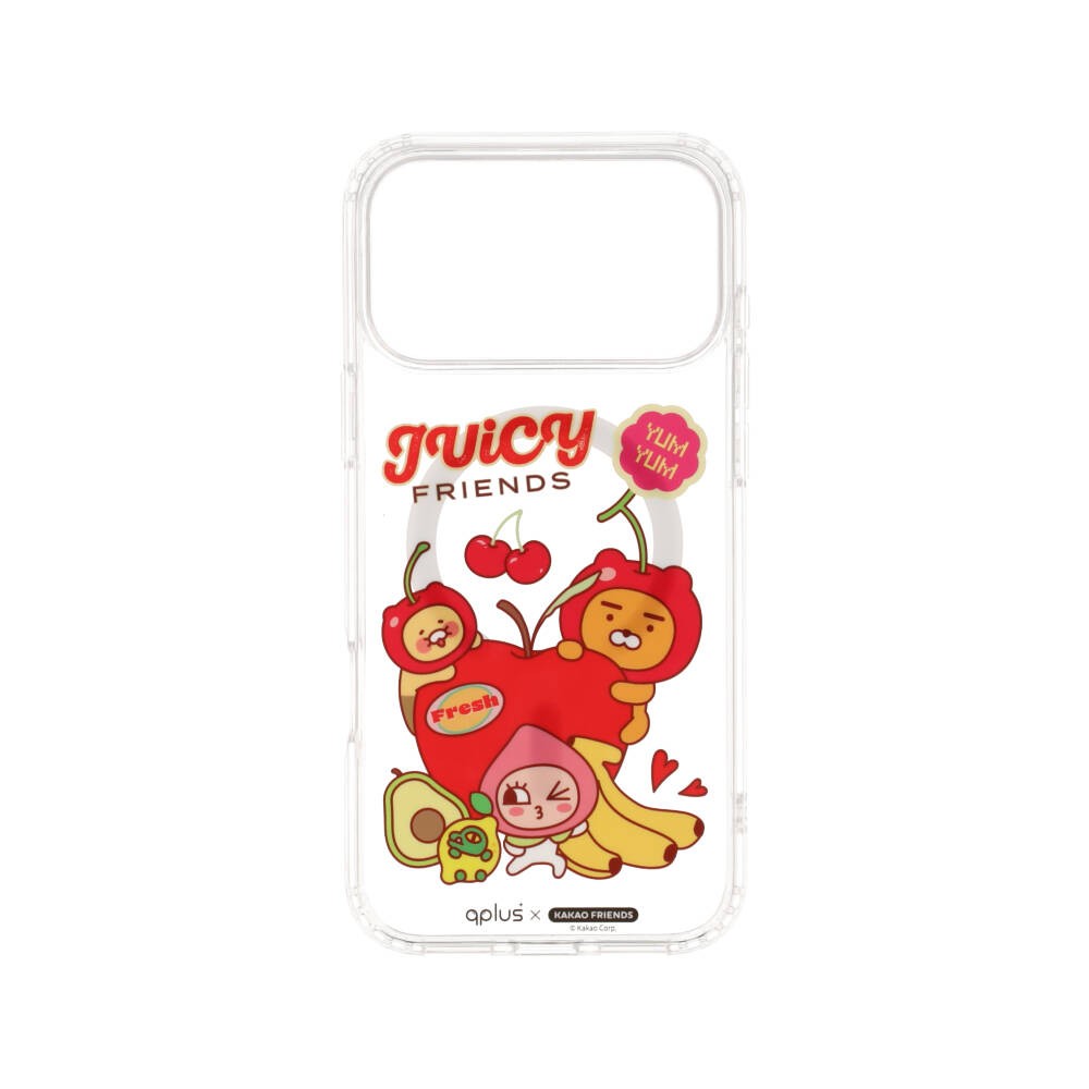 QPLUS x KAKAO Friends เคส iPhone 17 Pro Max Juicy Friends Yum Yum