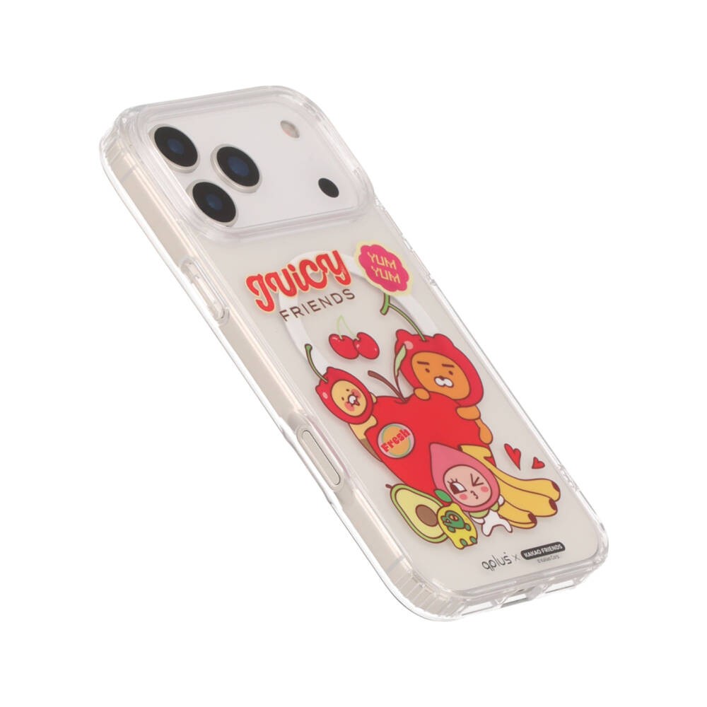 QPLUS x KAKAO Friends เคส iPhone 17 Pro Max Juicy Friends Yum Yum