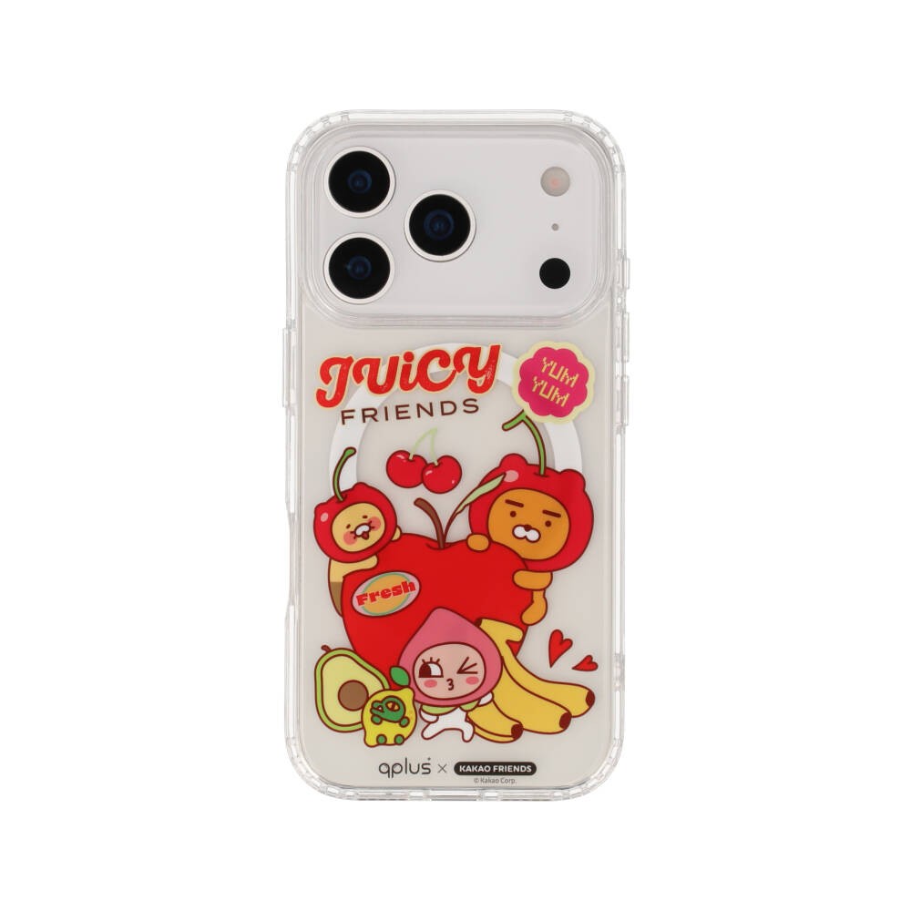 QPLUS x KAKAO Friends เคส iPhone 17 Pro Juicy Friends Yum Yum