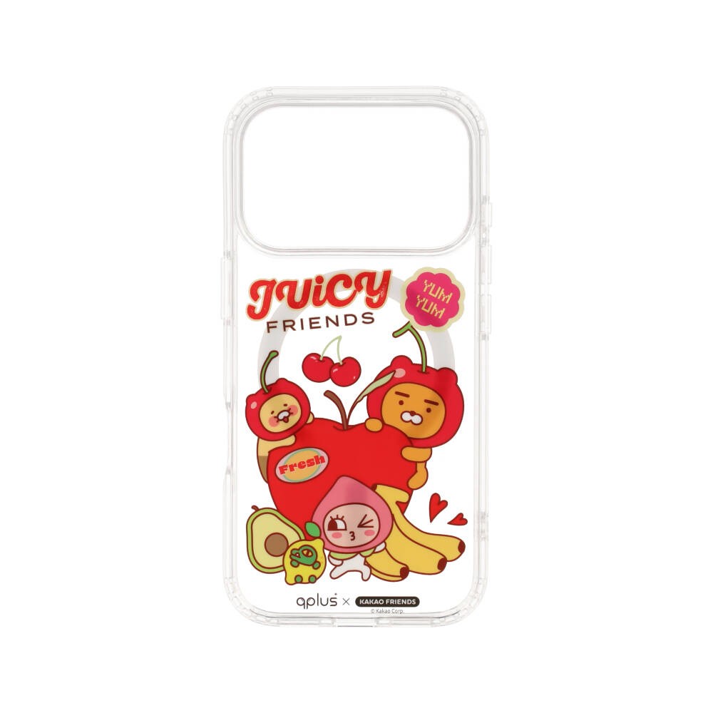 QPLUS x KAKAO Friends เคส iPhone 17 Pro Juicy Friends Yum Yum