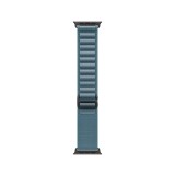 Apple Watch 49mm Light Blue Alpine Loop - Large - Black Titanium Finish