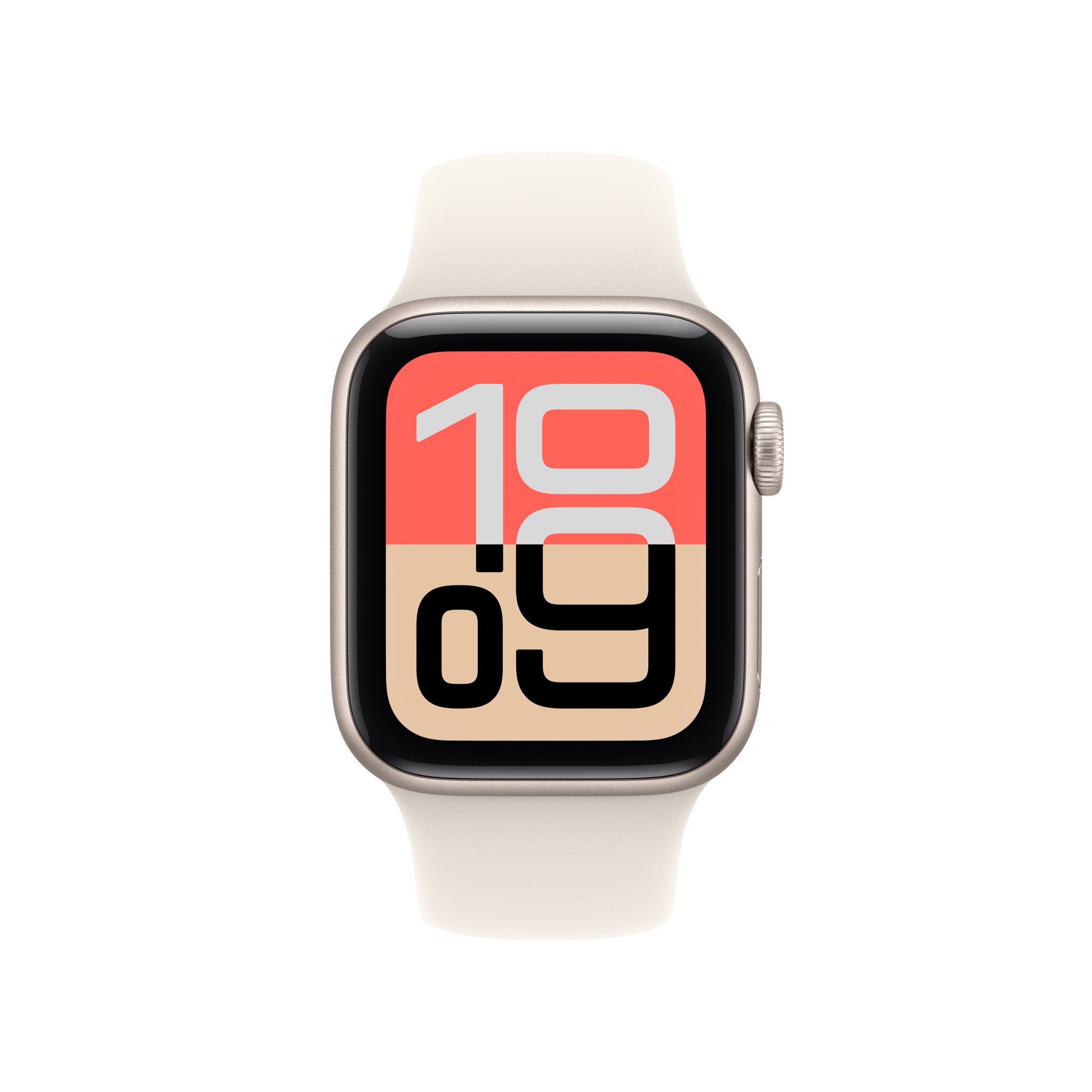 Apple Watch SE 3 GPS 40mm Starlight Aluminium Case with Starlight Sport Band - S/M