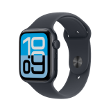 Apple Watch SE 3 GPS 44mm Midnight Aluminium Case with Midnight Sport Band - M/L