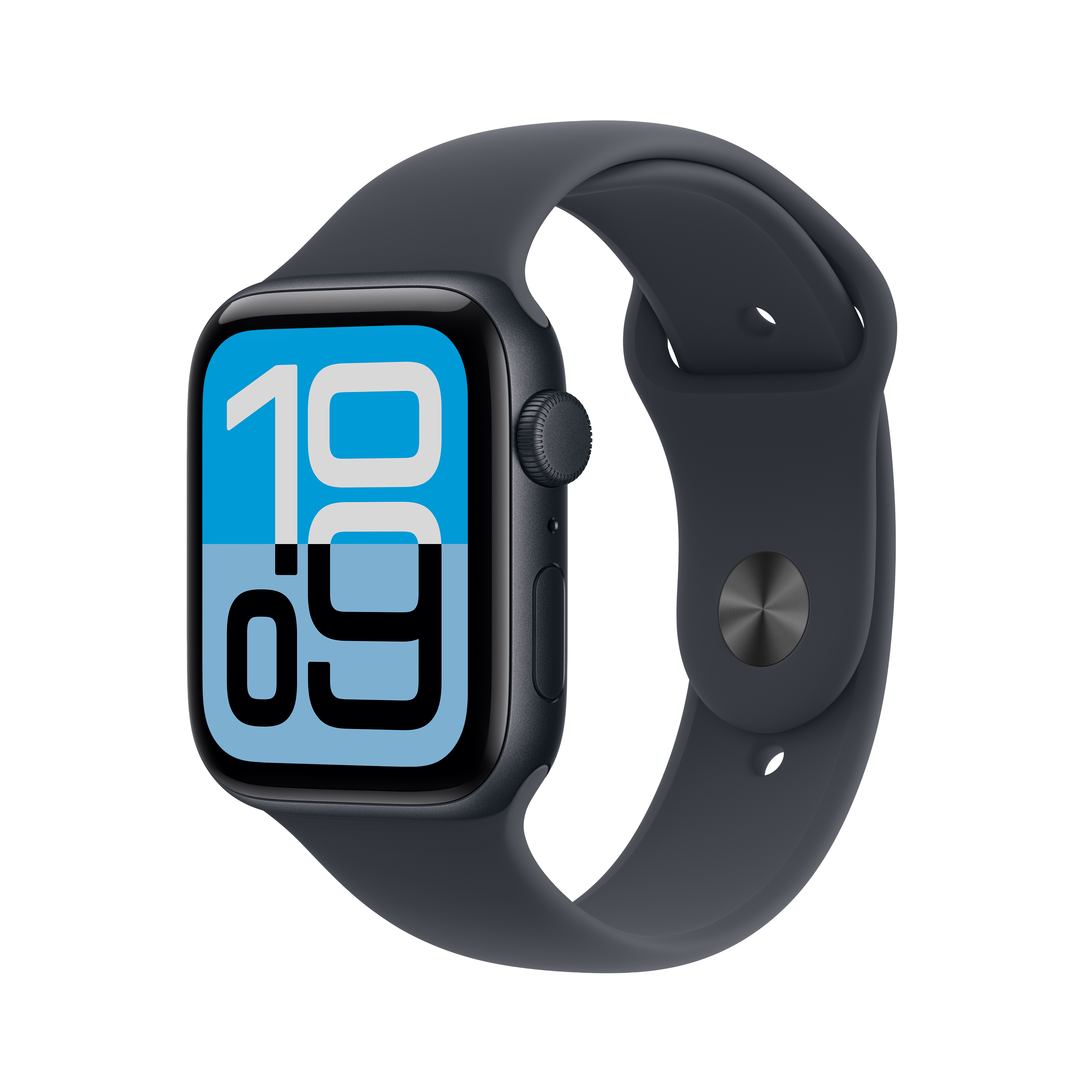 Apple Watch SE 3 GPS 44mm Midnight Aluminium Case with Midnight Sport Band - M/L
