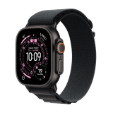 Apple Watch Ultra 3 GPS + Cellular 49mm Black Titanium Case with Black Alpine Loop - Small