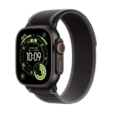 Apple Watch Ultra 3 GPS + Cellular 49mm Black Titanium Case with Black/Charcoal Trail Loop - M/L