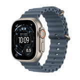Apple Watch Ultra 3 GPS + Cellular 49mm Natural Titanium Case with Anchor Blue Ocean Band