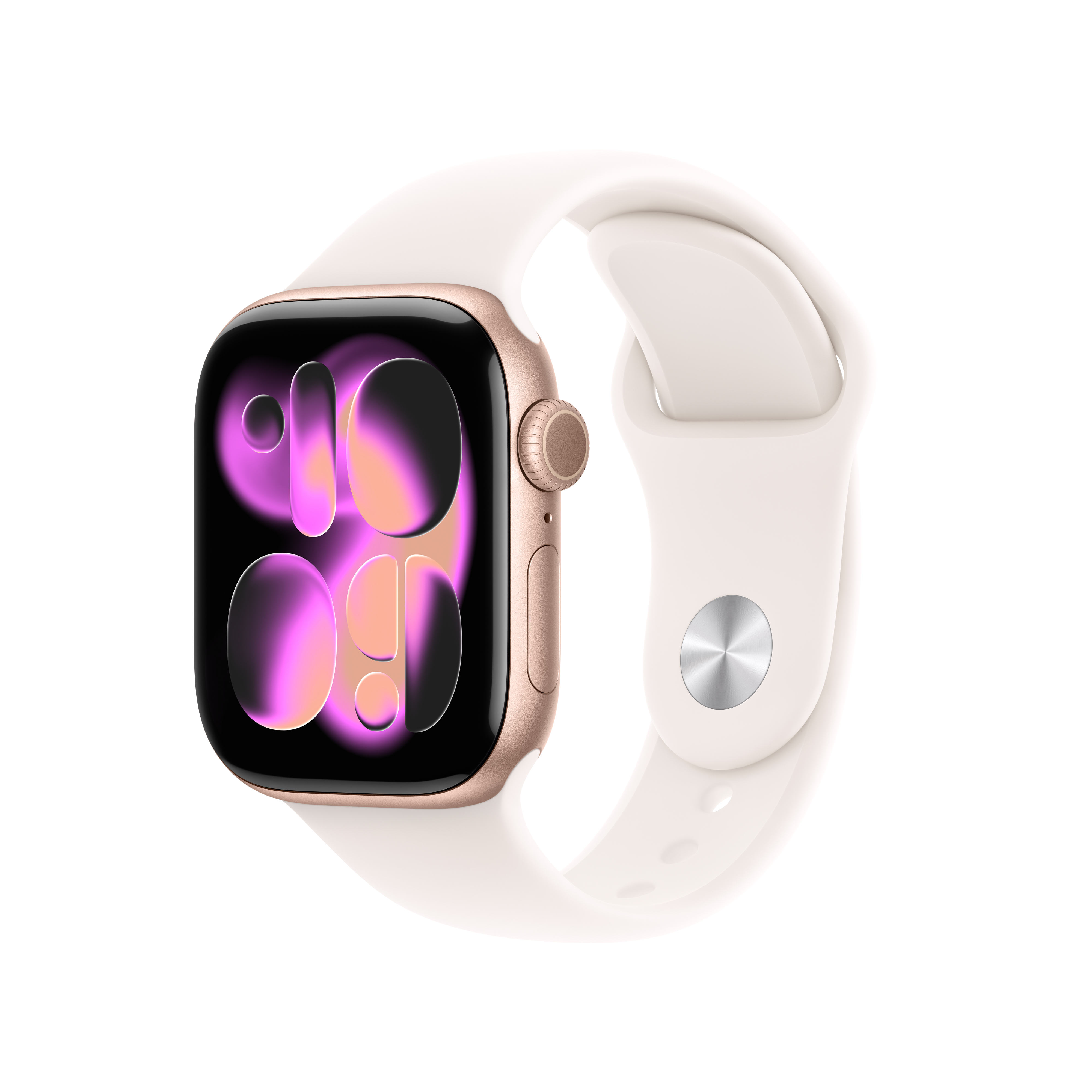 Apple Watch Series 11 GPS 42mm Rose Gold Aluminium Case with Light Blush Sport Band - M/L